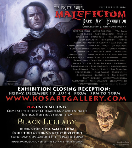 MALEFICIUM Dark Art Exhibition 2014 Closing Reception