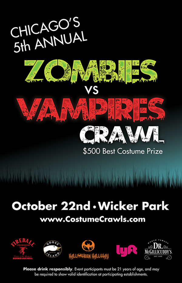 Zombies vs. Vampires Pub Crawl