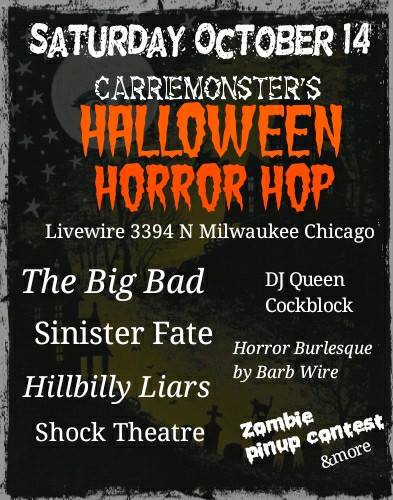 Carrie Monsters Halloween Horror Hop